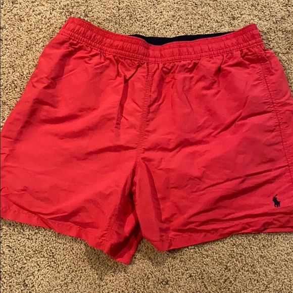 Men’s Magenta RL Polo Swim Trunks - Picture 1 of 3